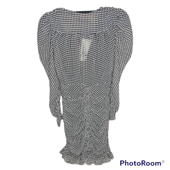 Zara Ruched Mini Dress. Women's Small NWT - Picture 3 of 10